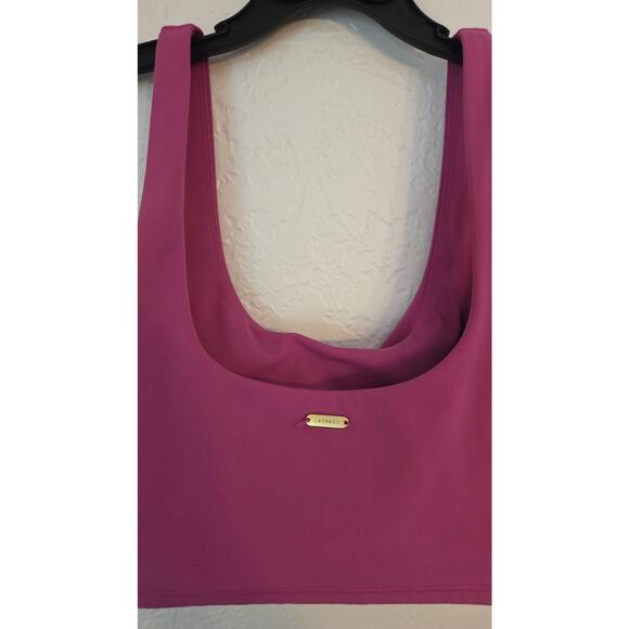 L Space Active Twist of Fate‎ Sports Bra Women's Small Fuschia Athleisure Gym - Picture 13 of 13